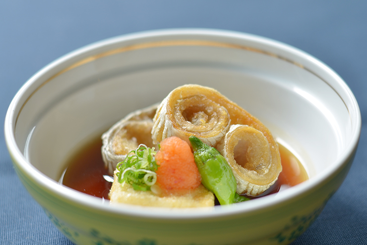 太刀魚の揚げ出し 広島酔心調理製菓専門学校