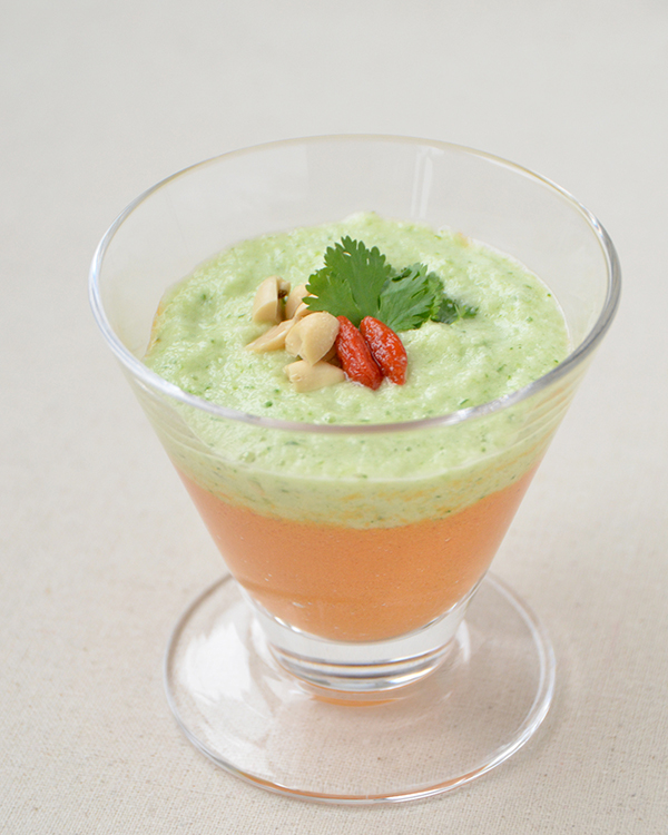 夏野菜たっぷり冷製スープ