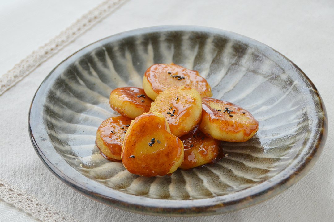 カリカリ焼きいもち!