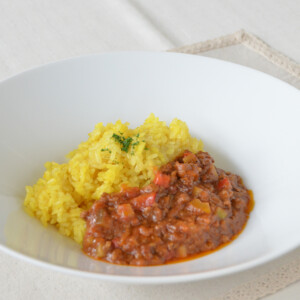 野菜たくさんトライカレー